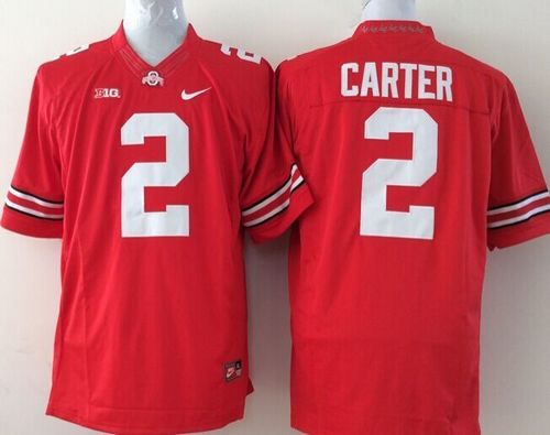 Buckeyes #2 Cris Carter Red Stitched Youth NCAA Jersey - Click Image to Close